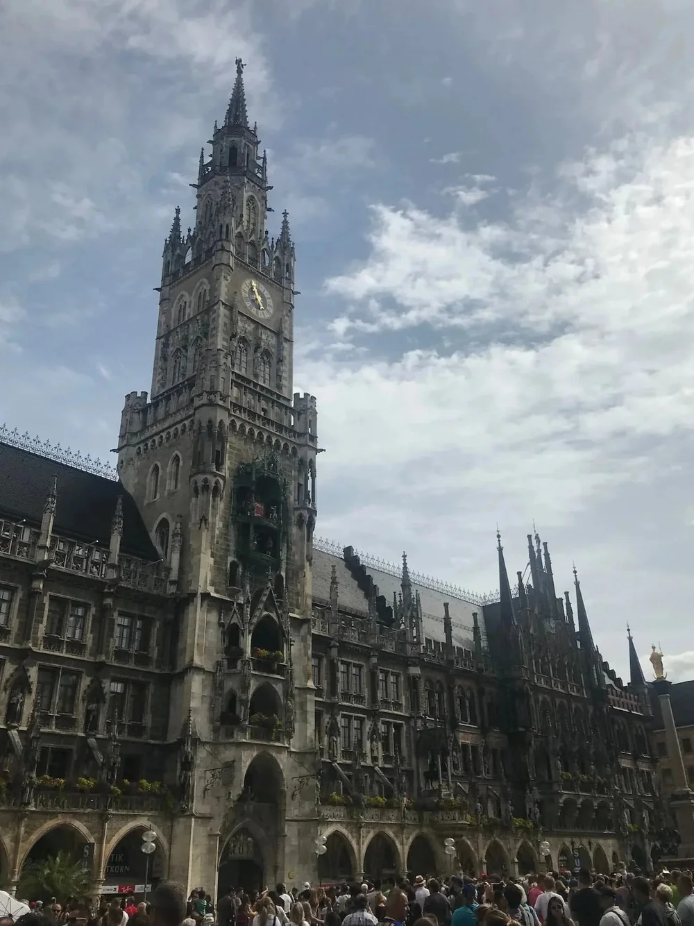 Marienplatz and the Glockenspiel in Munich