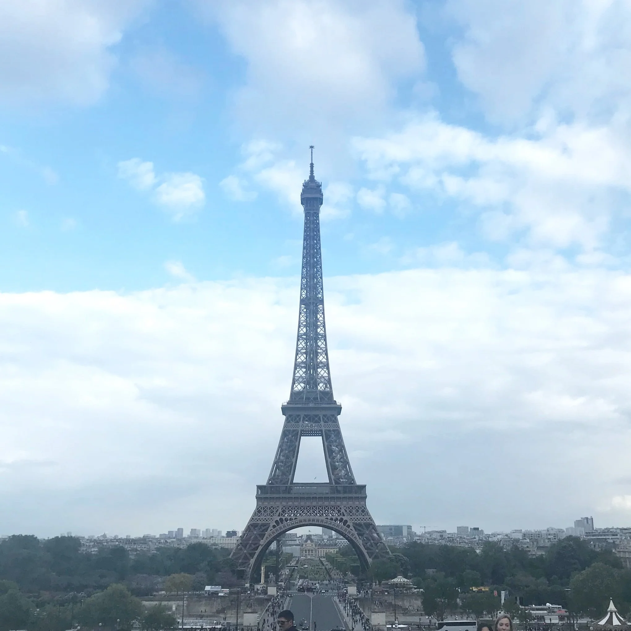 The Eiffel Tower in Paris.