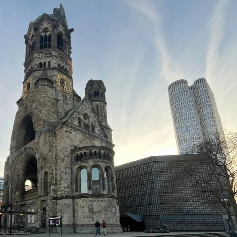 The Kaiser Wilhelm Memorial Church in Berlin.
