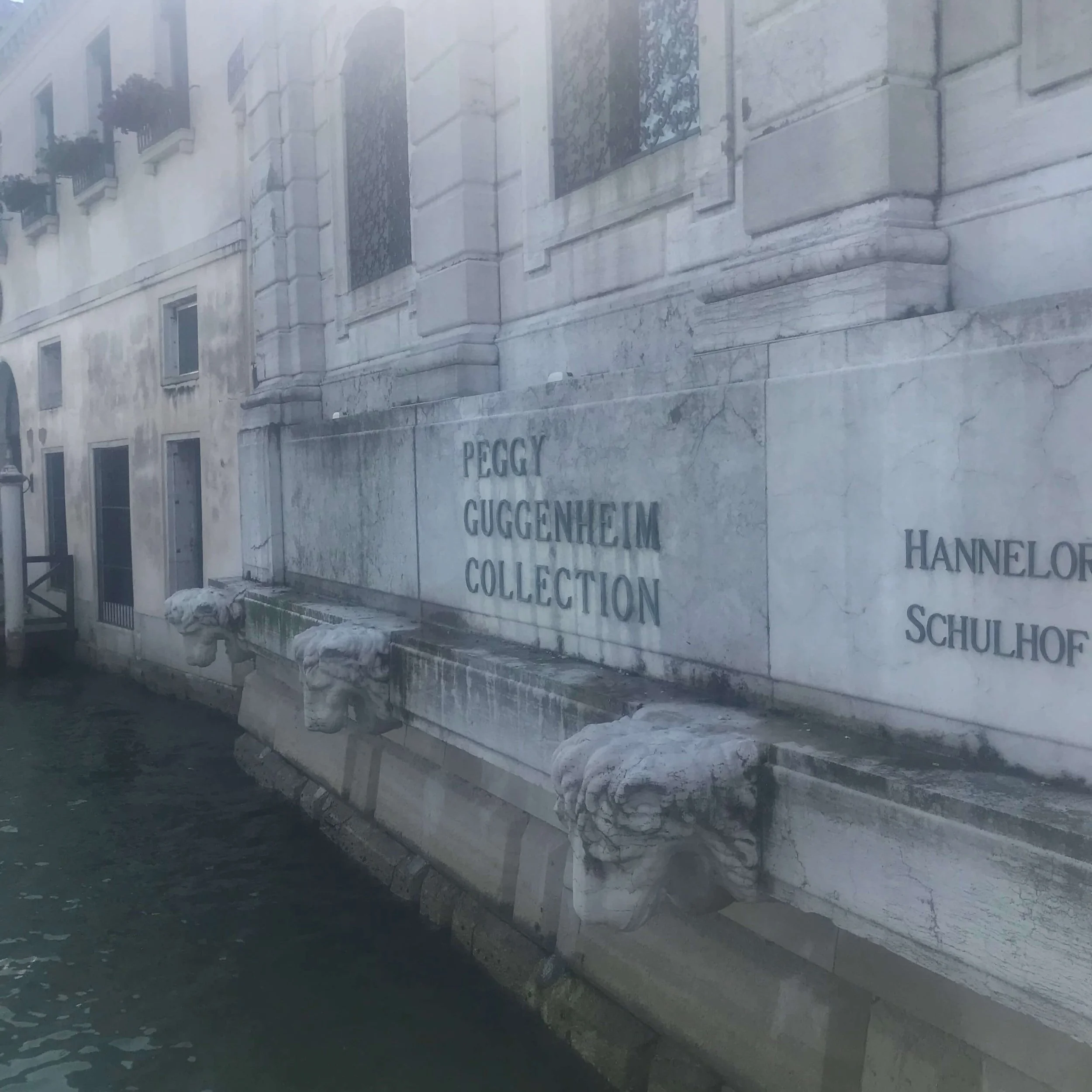 3 days in venice peggy guggenheim facade