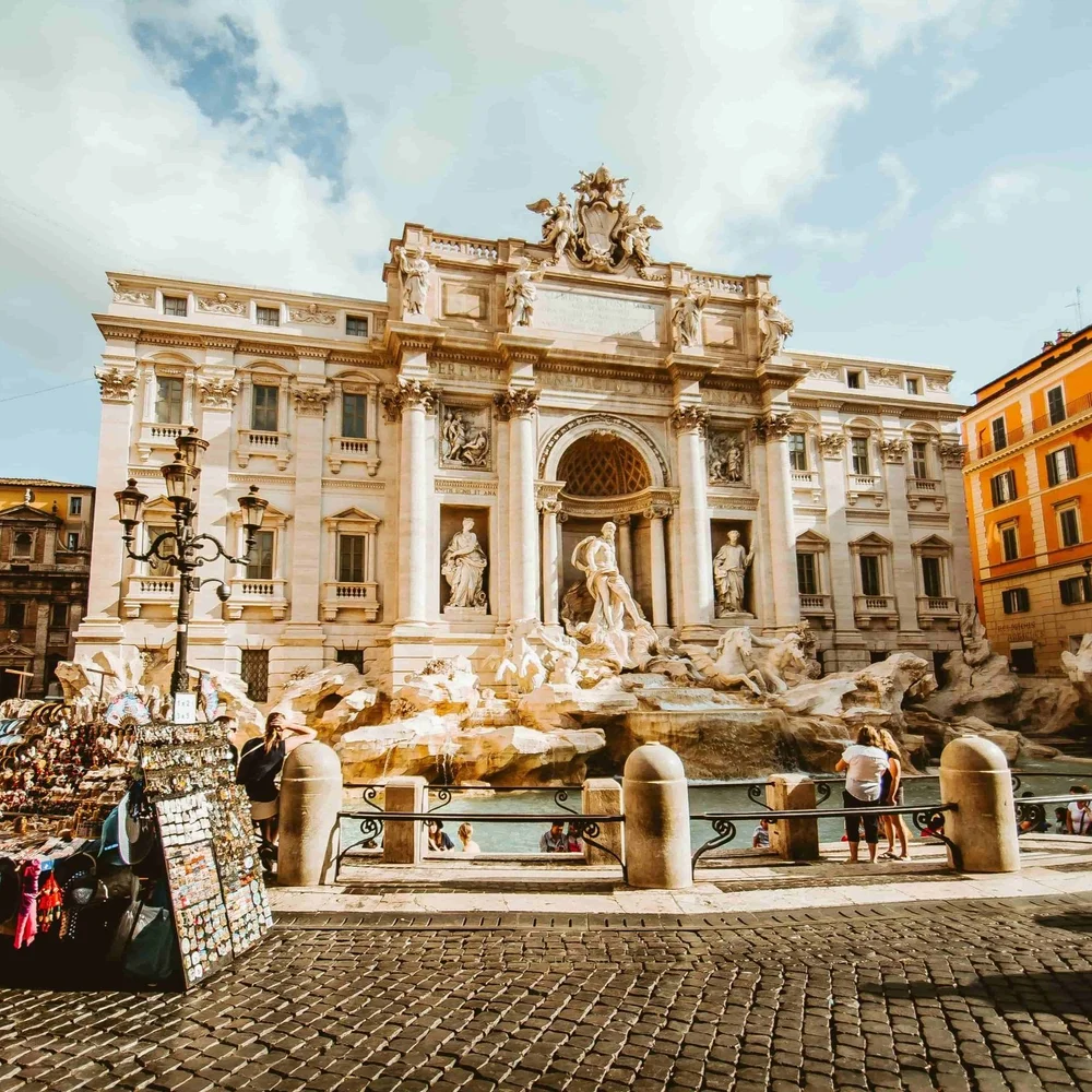 The Trevi Fountain in Rome