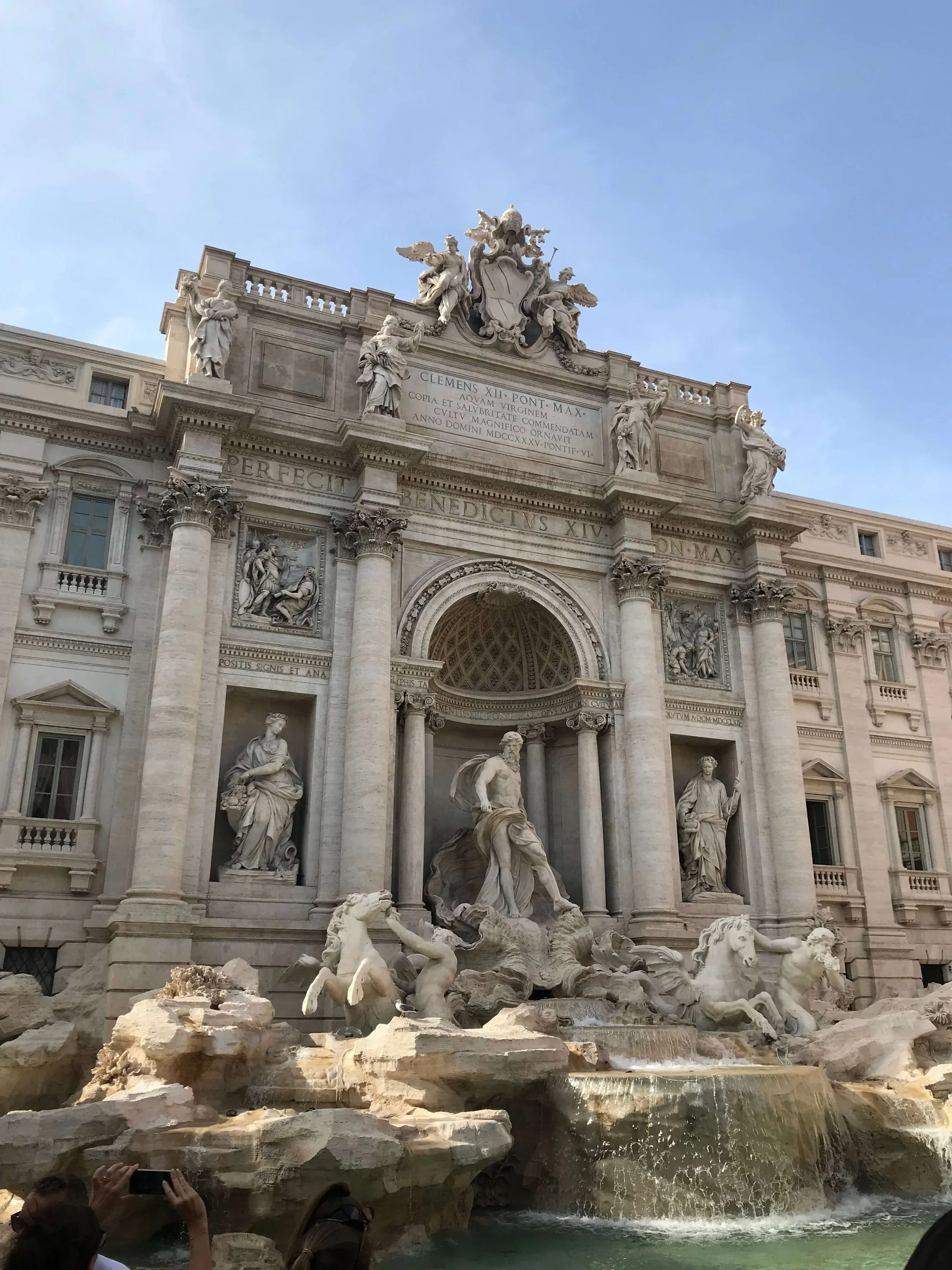 5 day rome itinerary trevi fountain
