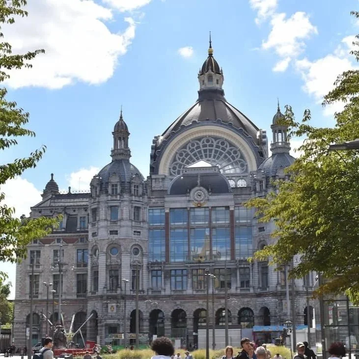 Admiring the exterior of Antwerpen-Centraal station is one of the best things to do in the city.