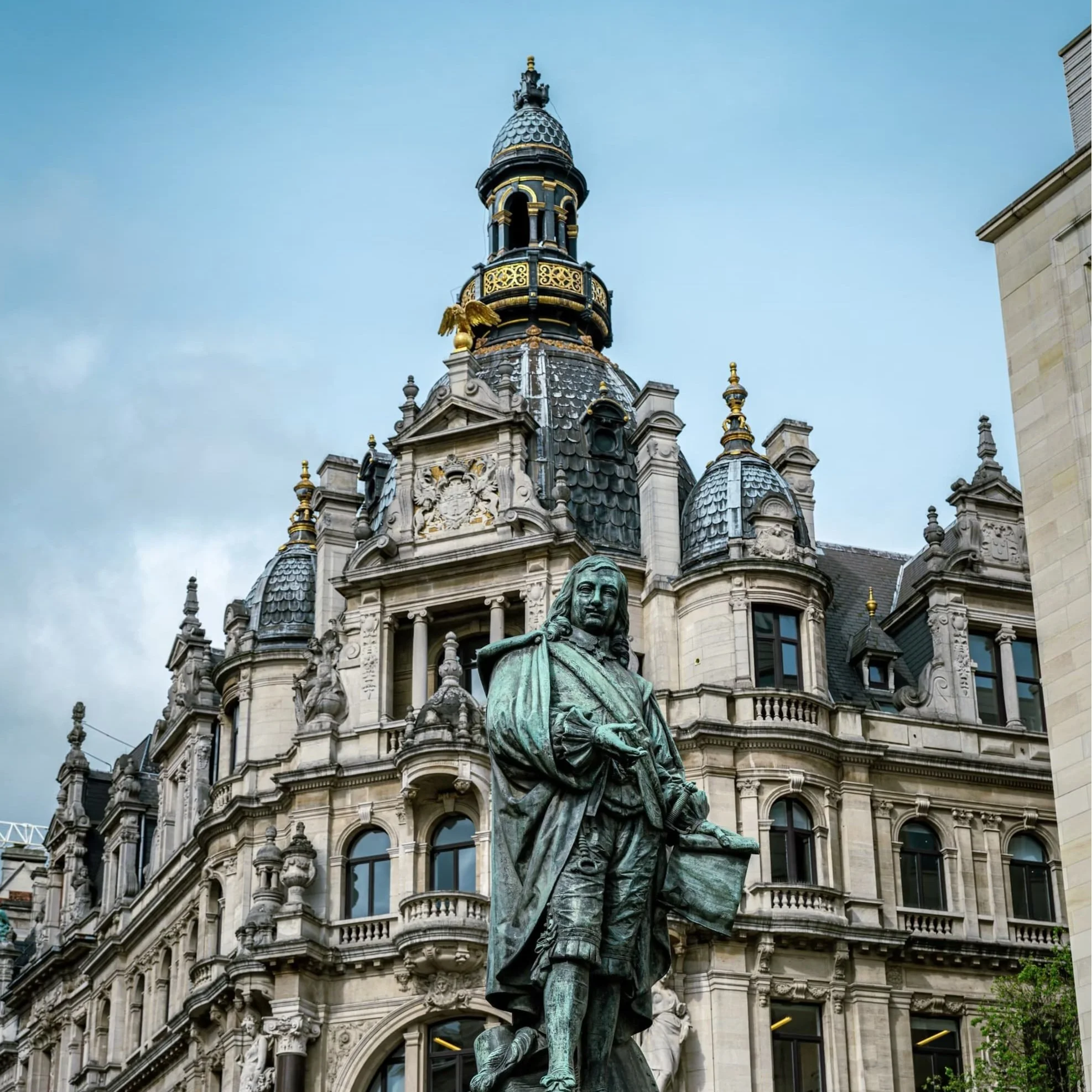 Antwerp belgium statue