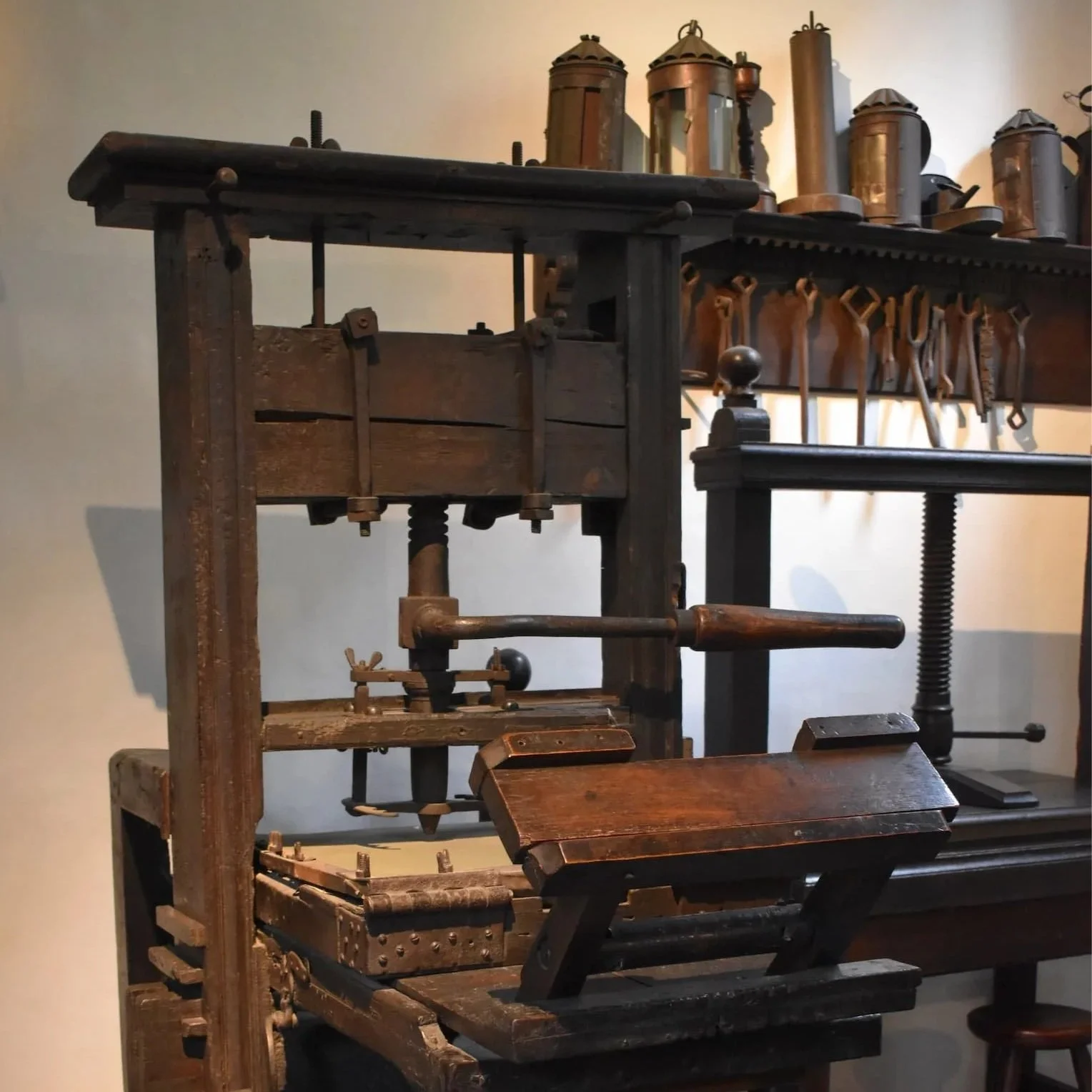 One of the best things to do for history lovers is see the historic printing presses on display at the Plantin-Moretus Museum.