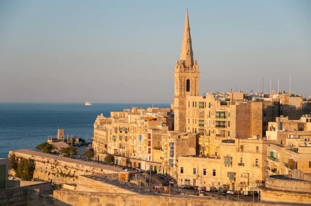 Architecture design valletta old city