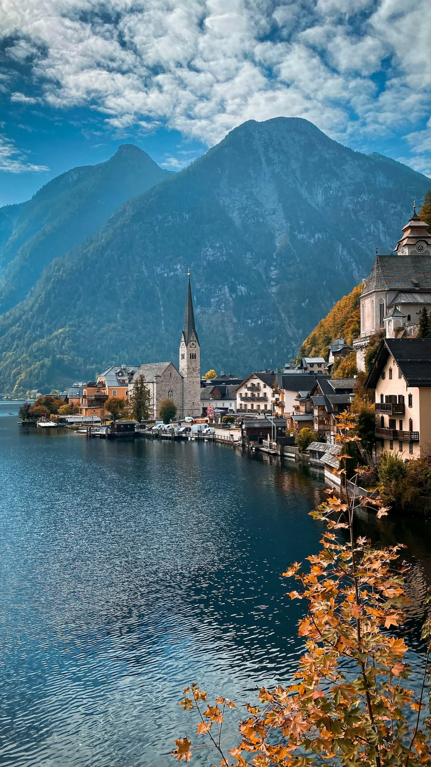 The village of Hallstatt in Austria.