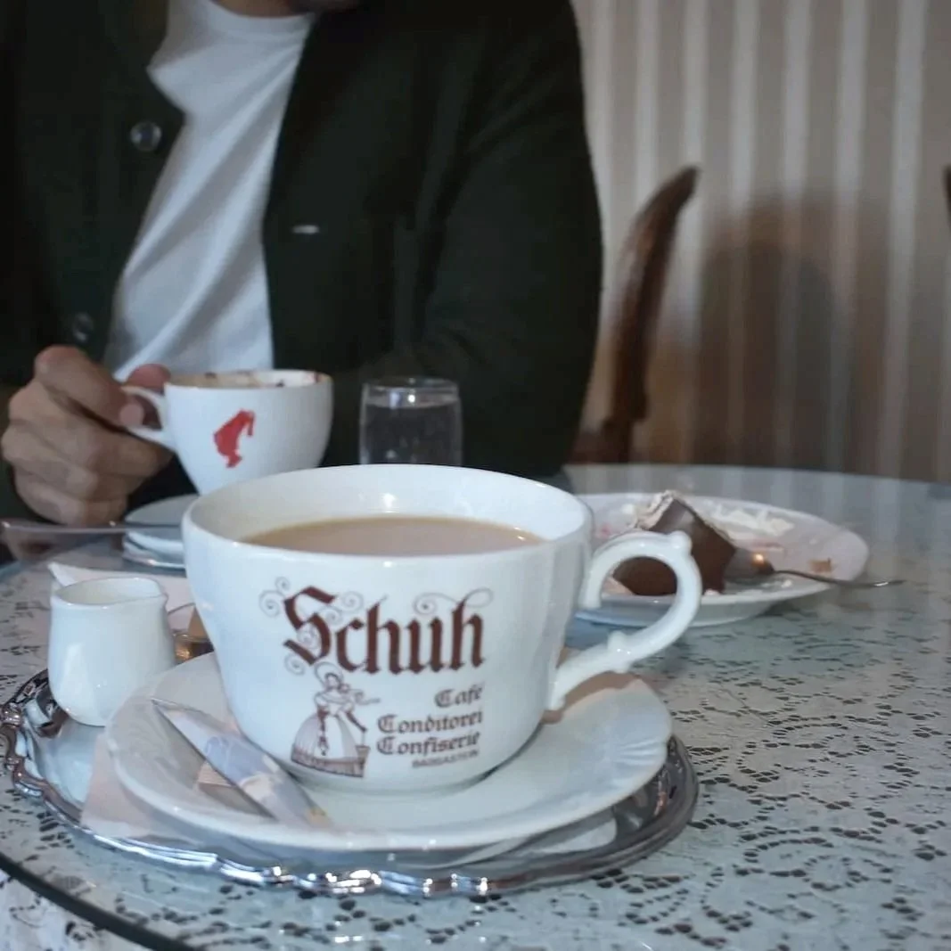 Any walk on the Kaiser Wilhelm Promenade should include a stop at Café Schuh for cake and coffee.