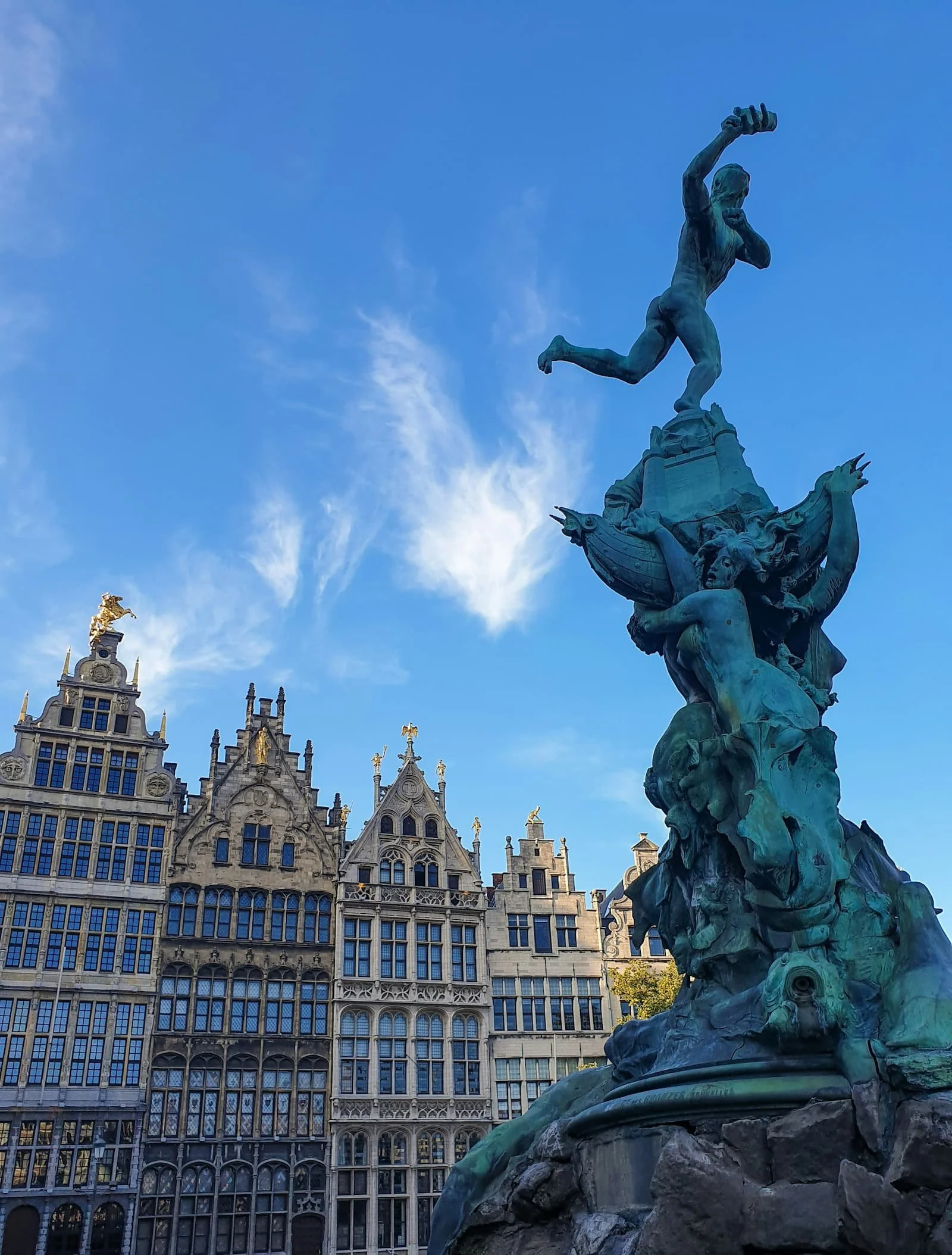 Grote Markt in Antwerp, Belgium.