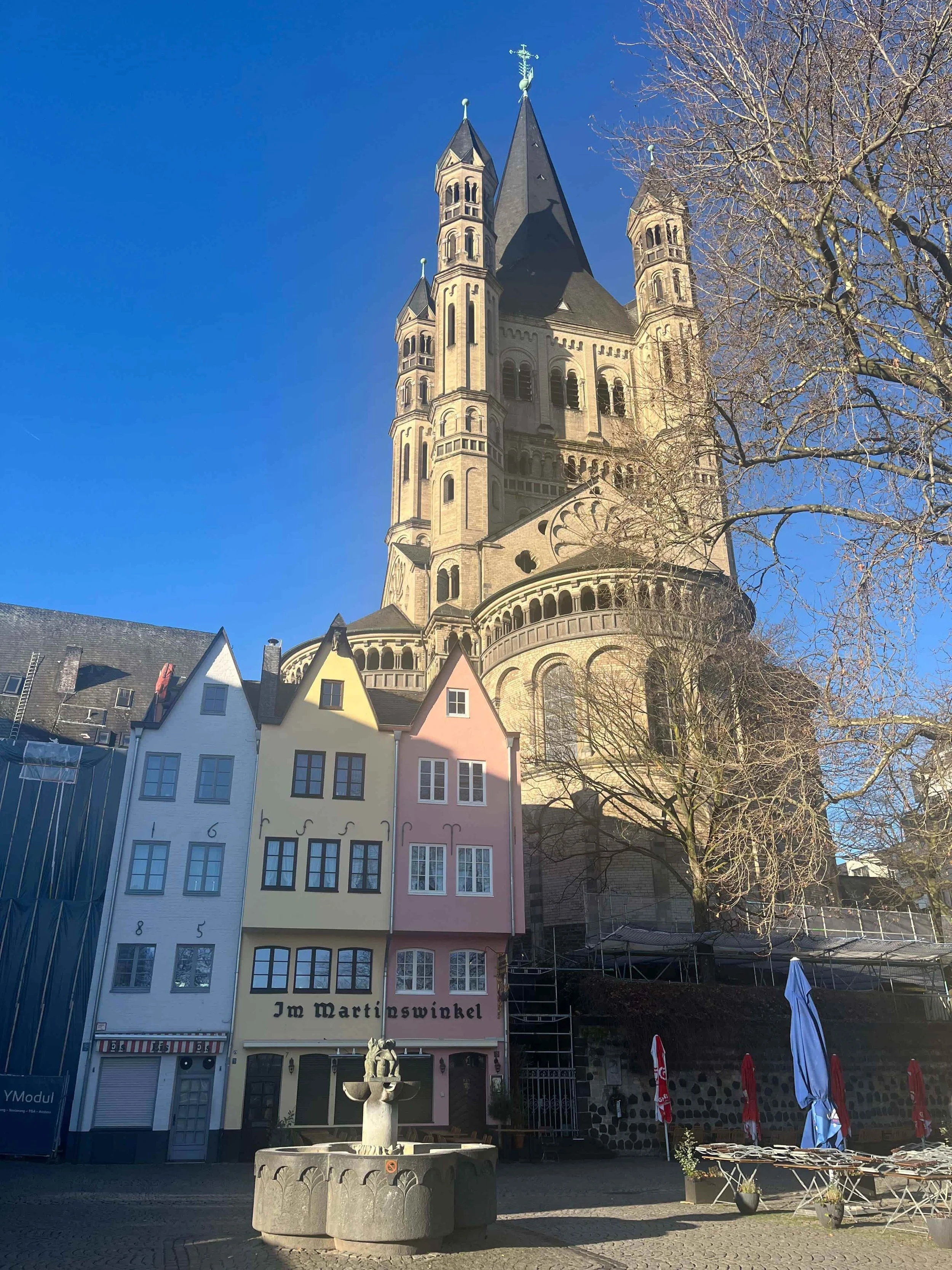 Cologne germany fischmarkt great st. martin