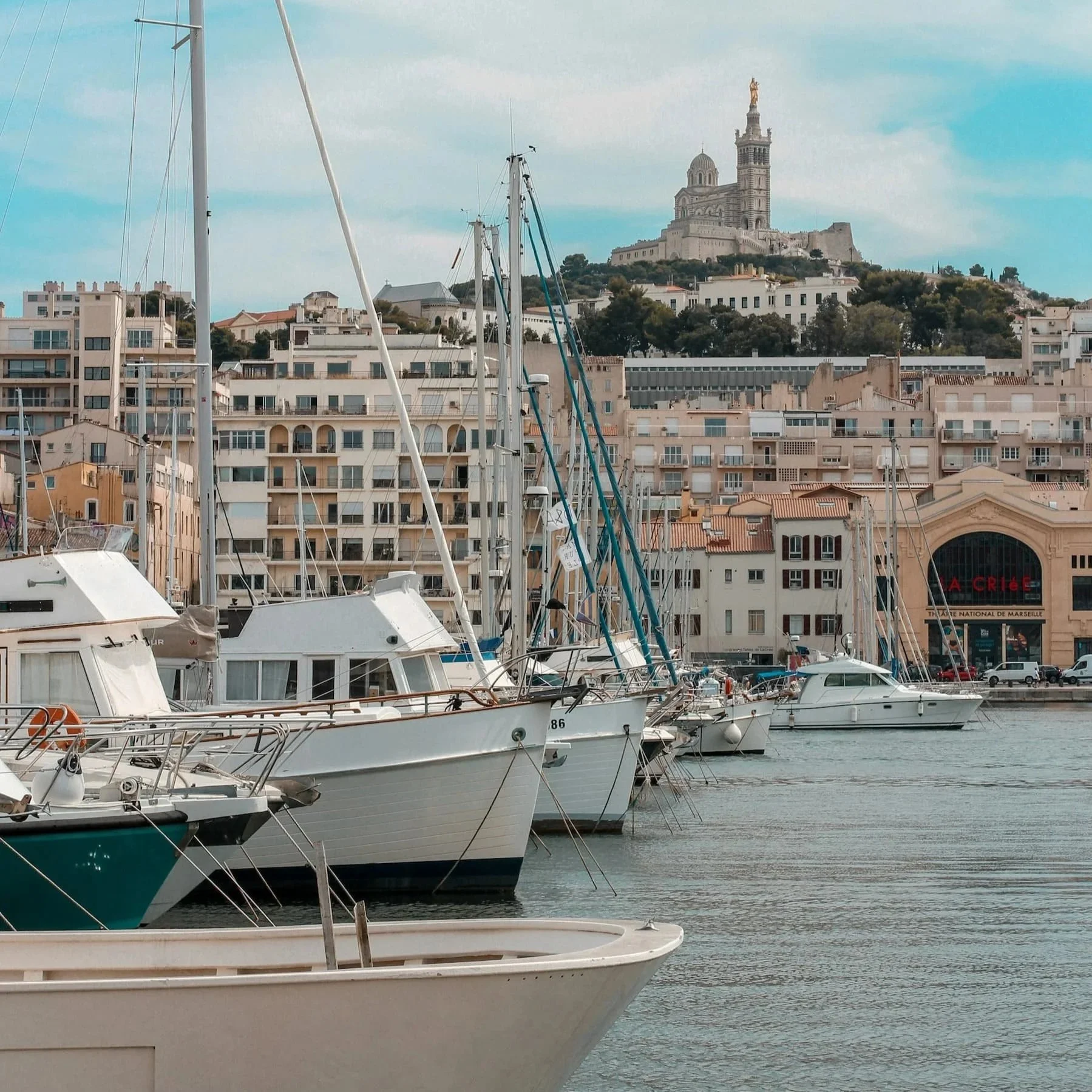 Notre-Dame de la Garde in Marseille, France.