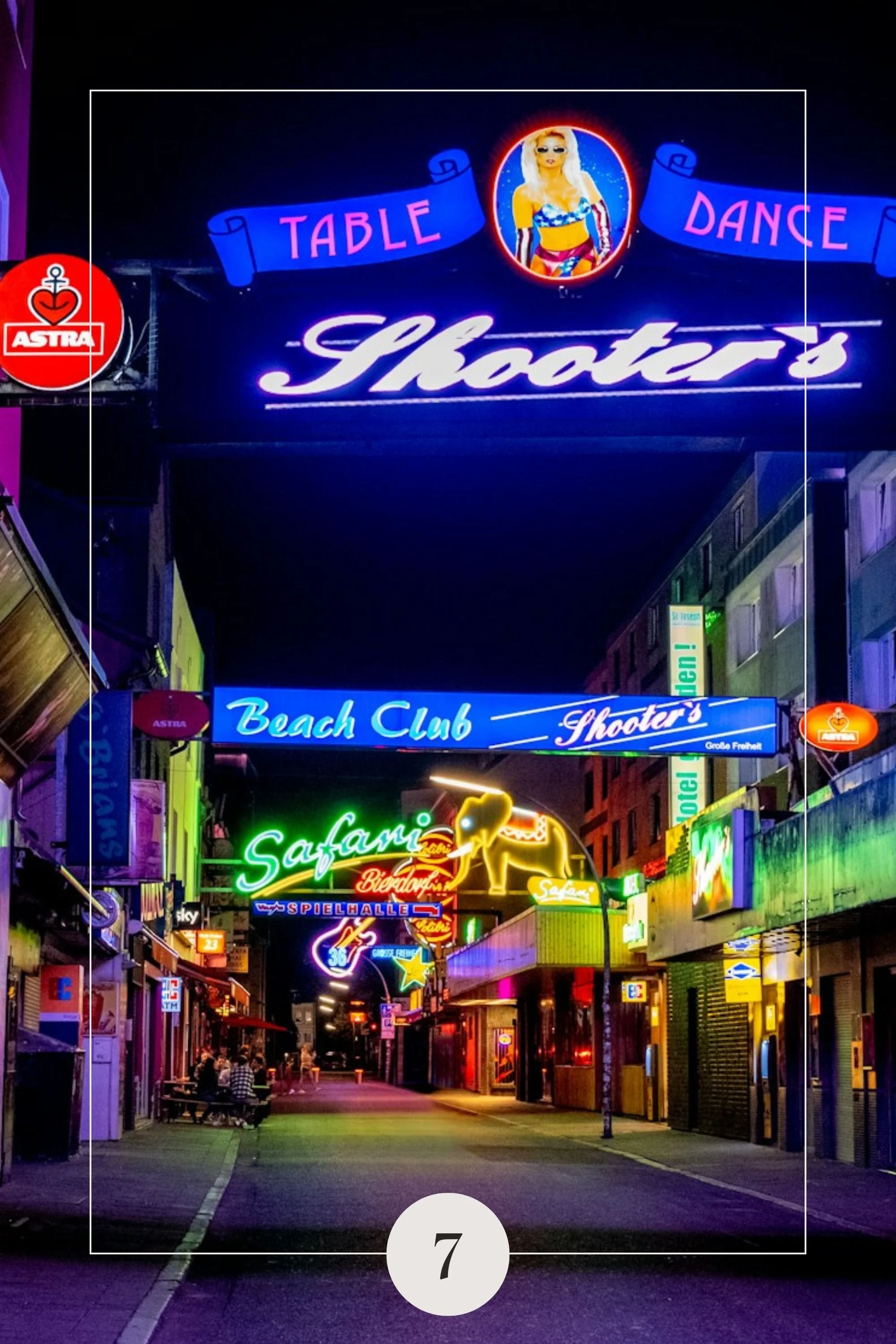 Hamburg's Reeperbahn