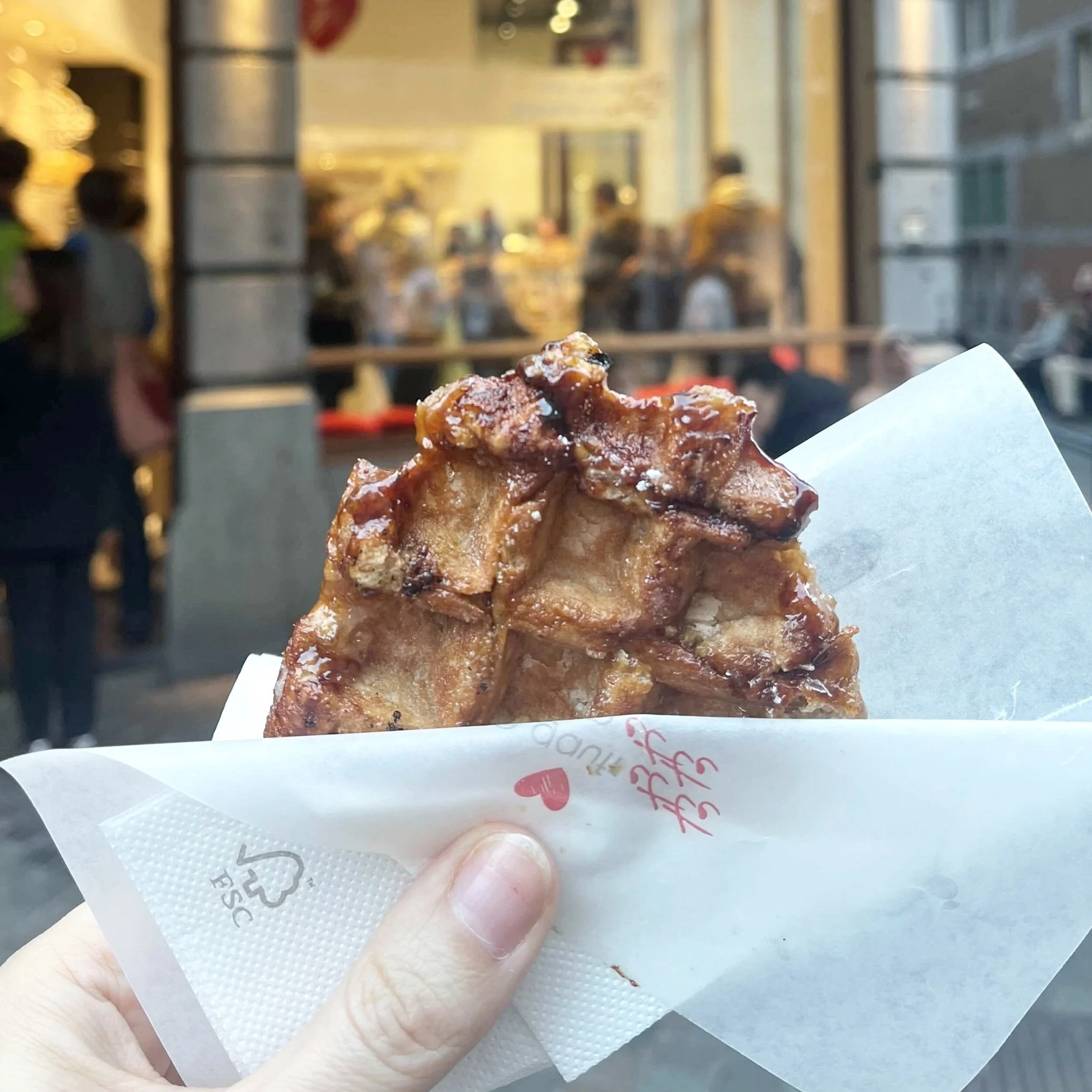 Ghent waffles liège waffles une gaufrette saperlipopette