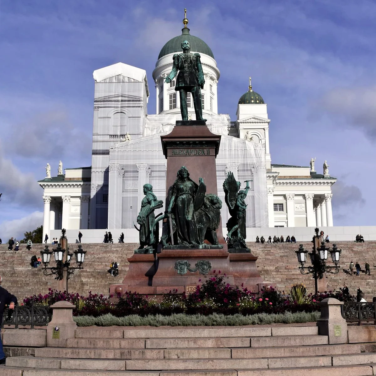 Helsinki finland senate square helsinki cathedral