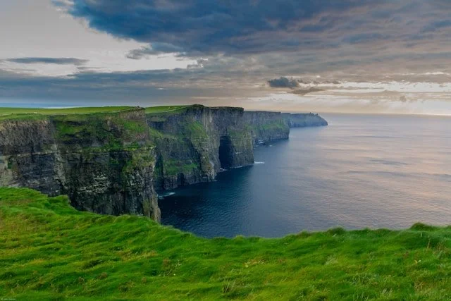 The Cliffs of Moher, on the west coast of Ireland.