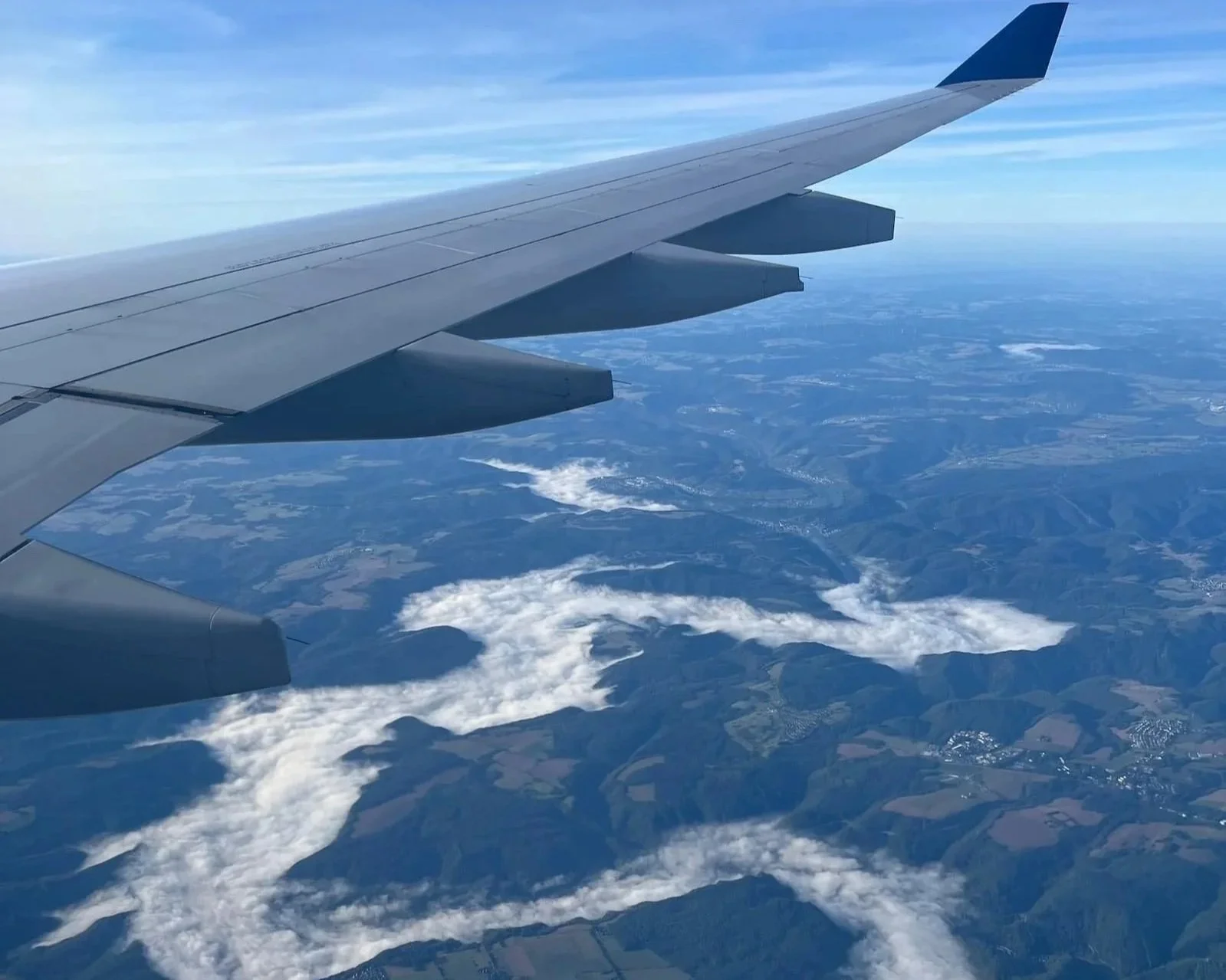 New flight routes europe valley fog