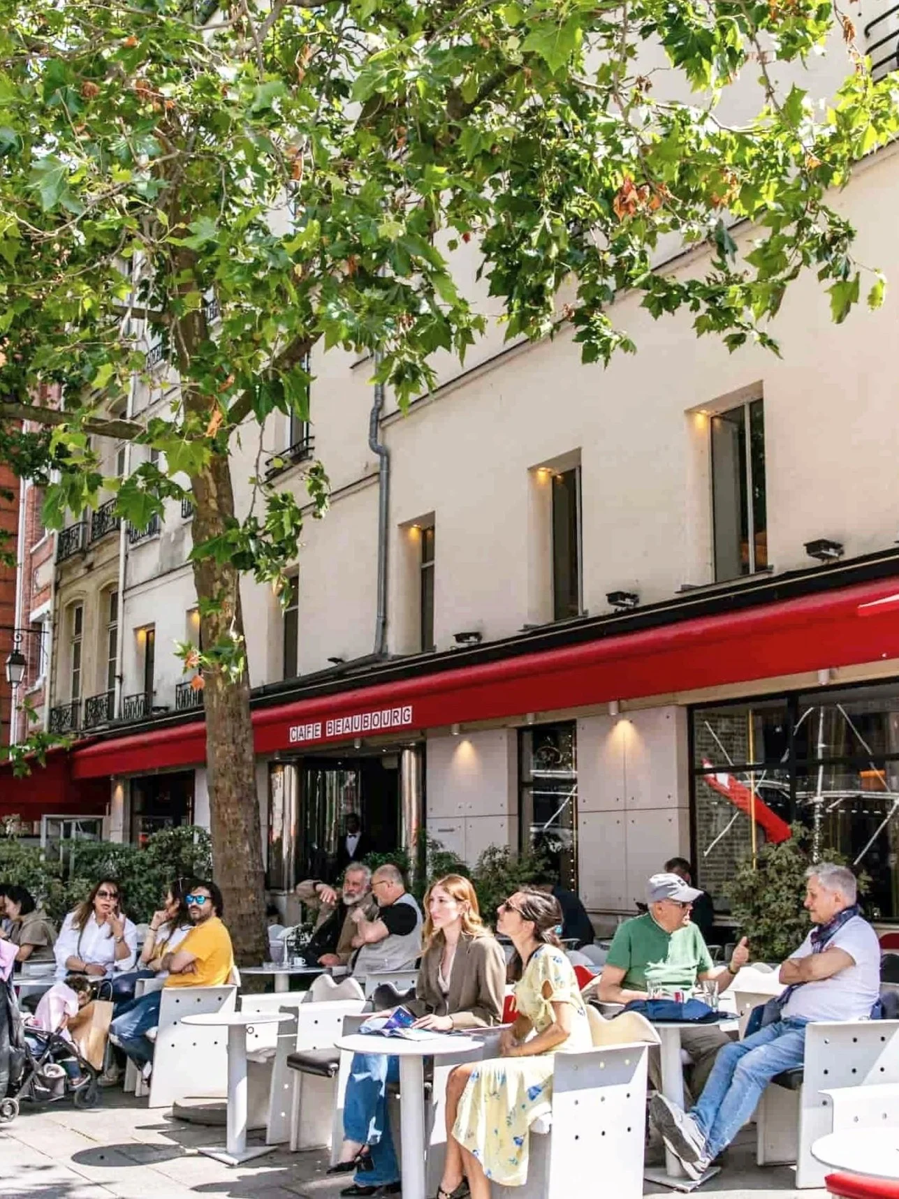 Service continu paris cafe beaubourg