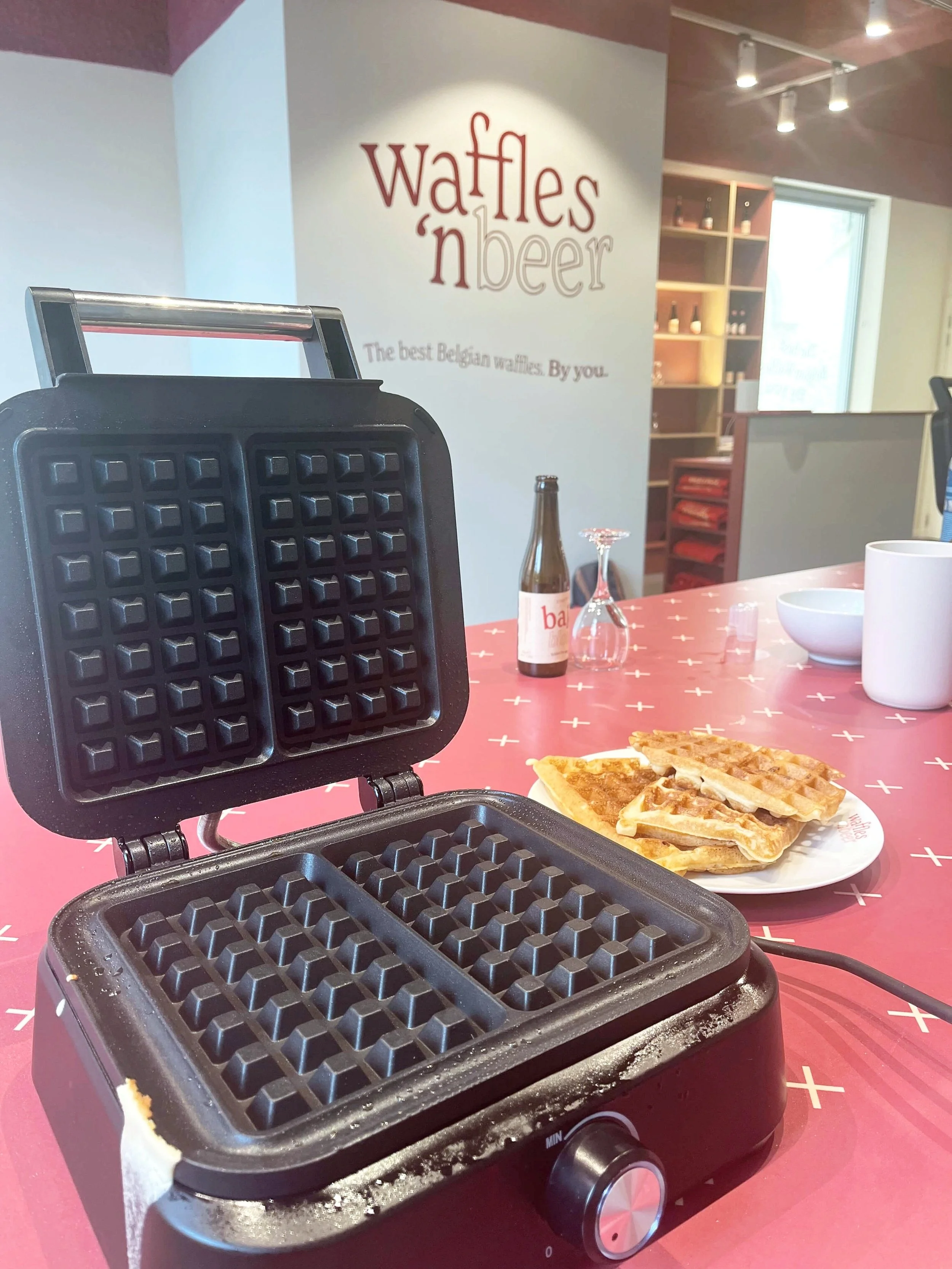 Waffles n beer ghent waffle iron